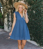 Zjkrl - 2023 Summer New Women Casual  Mini Dress Solid Sweet Princess Hollow Out Sleeveless V-Neck Cotton Streetwear lady Party Vestidos