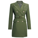 Zjkrl S-xxxl Spring And Autumn High Quality New Products Slim Slim Belt Multicolor Simple Workwear Women Suit Dress Clothes Blazers