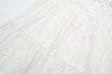 New Women White Strapless Lace Dress Sweet Ladies Sexy Mini Party Robe