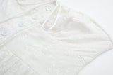 New Women White Strapless Lace Dress Sweet Ladies Sexy Mini Party Robe