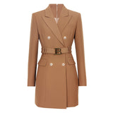 Zjkrl S-xxxl Spring And Autumn High Quality New Products Slim Slim Belt Multicolor Simple Workwear Women Suit Dress Clothes Blazers