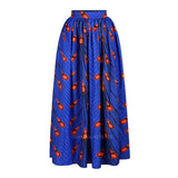 Zjkrl - African Dresses for Women Autumn 2-piece Set Lady Full Sleeve Shoulder Off Festher Dashiki Print Split Skirts Africna Clothes