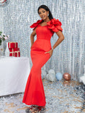 Zjkrl - Christmas Dress Women Party Long Maxi Mermaid Evening Celebrate Occasion Female High Waist Night Out Wedding Guest Gowns