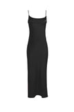 Pink Camis Satin Long Dresses Elegant Sleeveless Slip Holiday Party Dresses Sexy Casual Backless Summer Dresses Women 2023