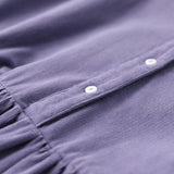 Zjkrl - Corduroy Autumn Winter Dress Elegant Women&#39;s Shirt Dress Long Skirt Loose Doll Collar Long Sleeve Outerwear Vintage Vestido Chic