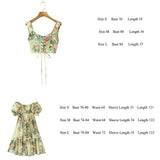 Summer Women Vintage Floral Print Big Swing Long Dress Puff Sleeve Female Sexy Off Shoulder Holiday Party Boho Dresses