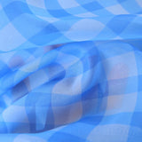 Romantic Women Blue Plaid Halter Long Dress Sexy Backless Sleeveless Ladies Holiday Summer Dresses Fairy Robe