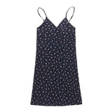 Summer Women's V-neck Backless Sexy Suspender Skirt Comfortable And Fashionable Slim Solid Color Simple Sleeveless Retro Dress