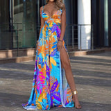 Zjkrl Elegant Corset Ruched Maxi Dress Women Fashion Spaghetti Strap Sleeveless Backless Zipper Long Dress Vestido