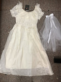 Zjkrl Summer Romantic Fairy Dress Woman Chic Vintage Lace Puff Sleeve Ruffles V-Neck Soft Princess Dresses Party Night Vestido Festa