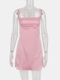 Zjkrl A Line Bustier Dress Pink