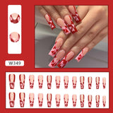 Natural False Nail Tips with French Style 24 pcs Press on Fake Nails for Beauty Salon