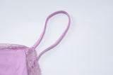 Zjkrl 2023 Autumn Lace  Basic V Neck Mini Sexy Dress Women Sleeveless Backless Bodycon Dresses Purple Casual Vestidos
