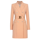 Zjkrl S-xxxl Spring And Autumn High Quality New Products Slim Slim Belt Multicolor Simple Workwear Women Suit Dress Clothes Blazers