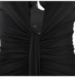 Zjkrl - Elegant Pleated Casual Bodycon Long Dress Autumn Winter Women Slim Evening Party Robe Sexy Bandage Ladies Dress