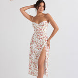 Zjkrl - Floral Midi Sundress