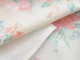 Women Floral Print Puff Short Sleeve Dress V Neck Romantic Ladies Holiday Summer Dresses French Style Vestido
