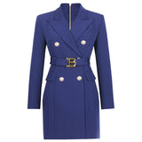Zjkrl S-xxxl Spring And Autumn High Quality New Products Slim Slim Belt Multicolor Simple Workwear Women Suit Dress Clothes Blazers