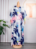 Zjkrl African Dashiki Print Long Dresses For Women Plus Size Boubou 2023 Spring New Maxi Robe Turkey Nigerian Party Outfits Abayas