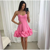 Zjkrl - Elegant Curved Hem Dress Women Midi Fashion Floral Large Swing Slip Female A-line Dresses 2023 Summer Backless Party Lady Robe