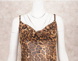 Zjkrl Sexy Spaghetti Strap Leopard Long Sundress Maxi Dress Summer Clothing For Women Club Party Dresses Evening Beach Wear A1224