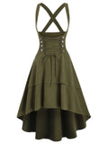 Zjkrl Off The Shoulder Tee and Crisscross Plaid Suspender Skirt Set Two Piece Dress Top and Skirt Set