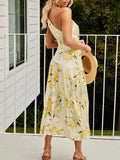 Zjkrl - Elegant One Shoulder Summer Long Dress Women Sexy Print Boho Beach Style Maxi Dress Casual Sundress Clothing Women Party Dress