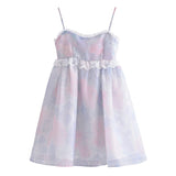 Zjkrl - French Organza Three-Layer Princess Dress