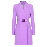 Zjkrl S-xxxl Spring And Autumn High Quality New Products Slim Slim Belt Multicolor Simple Workwear Women Suit Dress Clothes Blazers