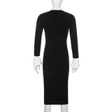 Zjkrl - Eleganta Fashion Folds Bodycon Shirt Dress Sexy Slim Turn-Down Collar Long Sleeve Midi Dresses For Women Autumn Spring