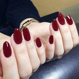Zjkrl - 24Pcs/Set Press on Nails Women Maincure Tools Matte White French False Nail ABS Short Coffin Fake Nails Full Cover Nail Art Tips