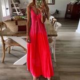 Zjkrl - Spaghetti-Strap Gradient Midi Sundress