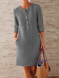 Zjkrl Shift Crew Neck Cotton Skirts