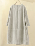 10 Colors Vintage Solid Color Split-Joint Mini Dress Corduroy Dress