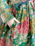 Zjkrl - National Style Flower Printed Long Dress