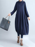 Fashion Plus Size Long Sleeve Hoodie Fall Dresses
