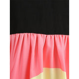 Women‘s Halloween Dress Retro 1950s Vintage Dress Midi Dress Holiday With Belt Bow Graphic Crew Neck Long Sleeve Regular Fit Spring Fall 2023 Pink Red S M L XL