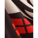 Women‘s Halloween Dress Retro 1950s Vintage Dress Midi Dress Holiday With Belt Bow Graphic Crew Neck Long Sleeve Regular Fit Spring Fall 2023 Pink Red S M L XL