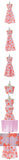Women's Summer Print Pattern O-Neck Ankle Length Vintage Dresses