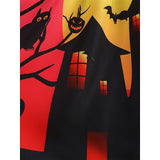 Women‘s Halloween Dress Retro 1950s Vintage Dress Midi Dress Holiday With Belt Bow Graphic Crew Neck Long Sleeve Regular Fit Spring Fall 2023 Pink Red S M L XL